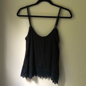 Volcom black tank top